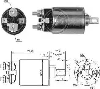 ERA 227665 - Elettromagnete, Motore d'avviamento autozon.pro