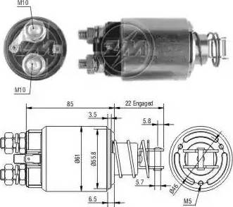 ERA 227615 - Elettromagnete, Motore d'avviamento autozon.pro