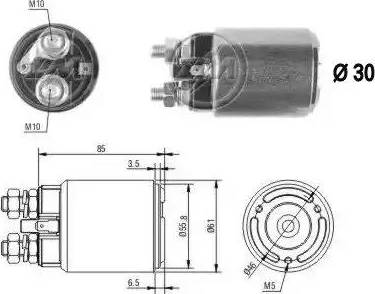 ERA 227610 - Elettromagnete, Motore d'avviamento autozon.pro