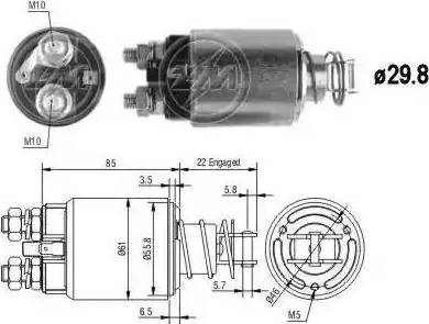 ERA 227611 - Elettromagnete, Motore d'avviamento autozon.pro