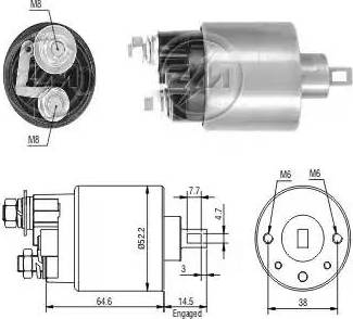 ERA 227689 - Elettromagnete, Motore d'avviamento autozon.pro