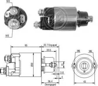 ERA 227681 - Elettromagnete, Motore d'avviamento autozon.pro