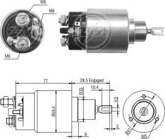 ERA 227671 - Elettromagnete, Motore d'avviamento autozon.pro