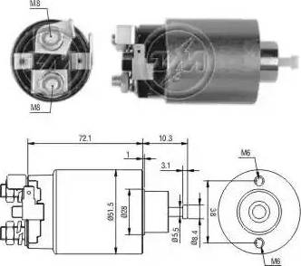 ERA 227673 - Elettromagnete, Motore d'avviamento autozon.pro