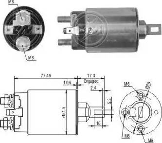 ERA 227095 - Elettromagnete, Motore d'avviamento autozon.pro