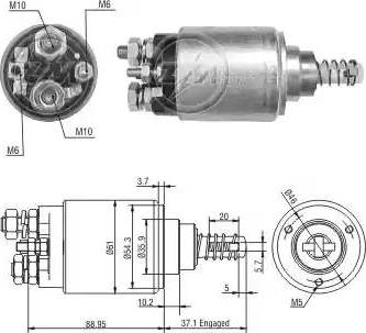 ERA 227087 - Elettromagnete, Motore d'avviamento autozon.pro