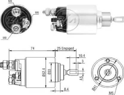 ERA 227034 - Elettromagnete, Motore d'avviamento autozon.pro