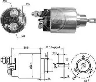 ERA 227165 - Elettromagnete, Motore d'avviamento autozon.pro