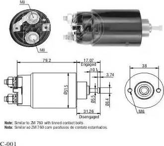 ERA 227108 - Elettromagnete, Motore d'avviamento autozon.pro