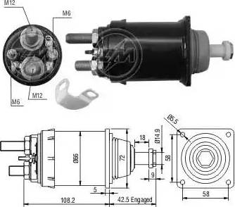 ERA 227810 - Elettromagnete, Motore d'avviamento autozon.pro