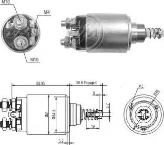 ERA 227824 - Elettromagnete, Motore d'avviamento autozon.pro