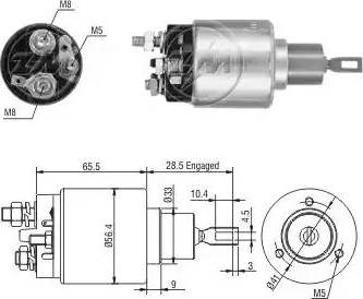 ERA 227393 - Elettromagnete, Motore d'avviamento autozon.pro