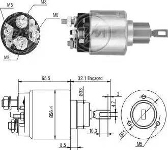 ERA 227357 - Elettromagnete, Motore d'avviamento autozon.pro