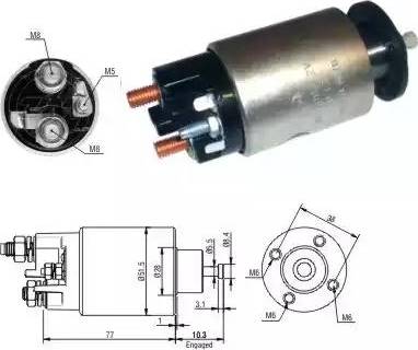 ERA 227291 - Elettromagnete, Motore d'avviamento autozon.pro