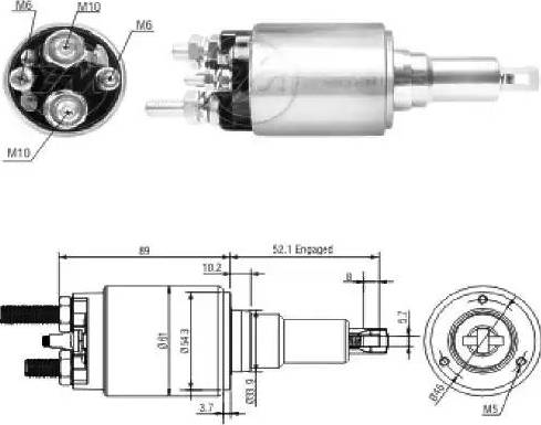 ERA 227245 - Elettromagnete, Motore d'avviamento autozon.pro