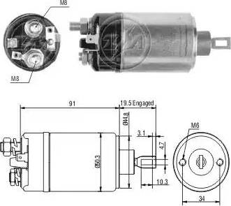 ERA 227259 - Elettromagnete, Motore d'avviamento autozon.pro