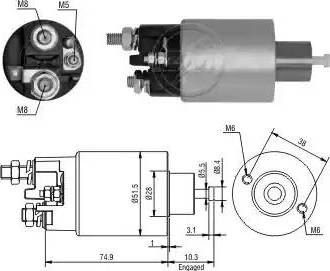 ERA 227217 - Elettromagnete, Motore d'avviamento autozon.pro