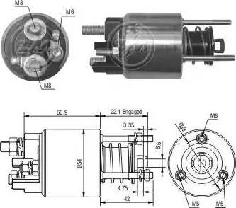 ERA 227281 - Elettromagnete, Motore d'avviamento autozon.pro