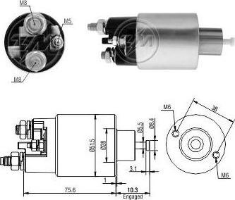 ERA ZM995 - Elettromagnete, Motore d'avviamento autozon.pro