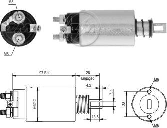 ERA ZM982 - Elettromagnete, Motore d'avviamento autozon.pro