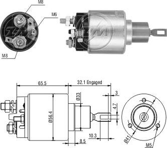 ERA ZM973 - Elettromagnete, Motore d'avviamento autozon.pro