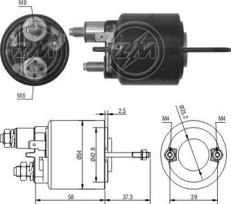 ERA ZM493 - Elettromagnete, Motore d'avviamento autozon.pro