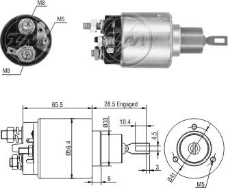 ERA ZM4973 - Elettromagnete, Motore d'avviamento autozon.pro