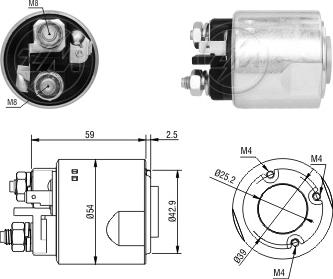 ERA ZM4491 - Elettromagnete, Motore d'avviamento autozon.pro