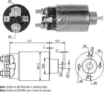 ERA ZM4699 - Elettromagnete, Motore d'avviamento autozon.pro