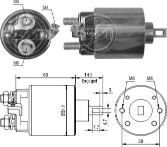 ERA ZM410 - Elettromagnete, Motore d'avviamento autozon.pro