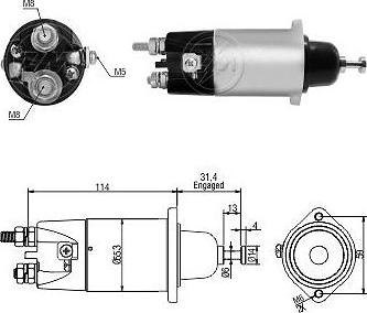 ERA ZM4898 - Elettromagnete, Motore d'avviamento autozon.pro