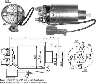 ERA ZM4792 - Elettromagnete, Motore d'avviamento autozon.pro