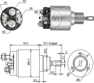 ERA ZM475 - Elettromagnete, Motore d'avviamento autozon.pro