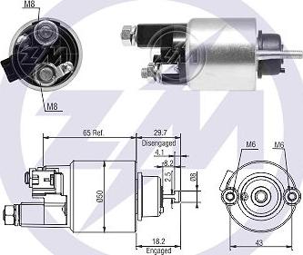 ERA ZM4708 - Elettromagnete, Motore d'avviamento autozon.pro