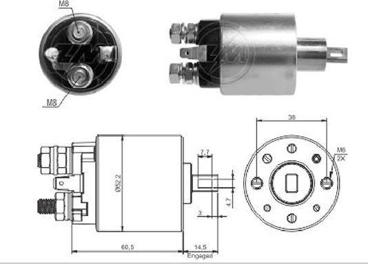 ERA ZM4719 - Elettromagnete, Motore d'avviamento autozon.pro