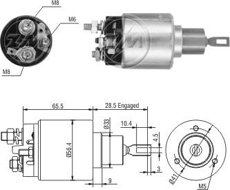 ERA ZM4775 - Elettromagnete, Motore d'avviamento autozon.pro