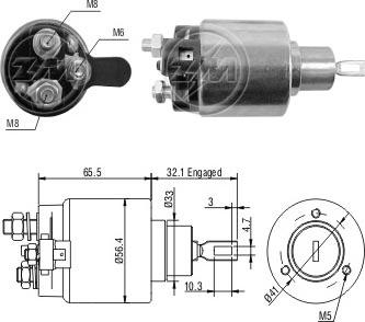 ERA ZM477 - Elettromagnete, Motore d'avviamento autozon.pro