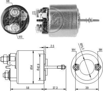 ERA ZM595 - Elettromagnete, Motore d'avviamento autozon.pro