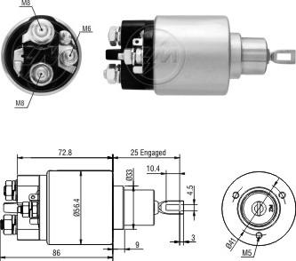 ERA ZM5973 - Elettromagnete, Motore d'avviamento autozon.pro