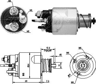 ERA ZM5494 - Elettromagnete, Motore d'avviamento autozon.pro