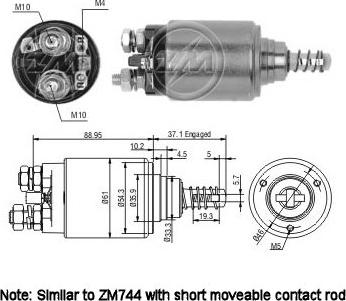 ERA ZM544 - Elettromagnete, Motore d'avviamento autozon.pro