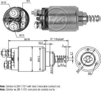 ERA ZM543 - Elettromagnete, Motore d'avviamento autozon.pro