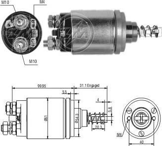 ERA ZM542 - Elettromagnete, Motore d'avviamento autozon.pro