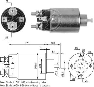 ERA ZM5698 - Elettromagnete, Motore d'avviamento autozon.pro