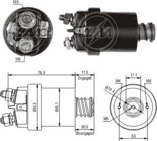 ERA ZM560 - Elettromagnete, Motore d'avviamento autozon.pro