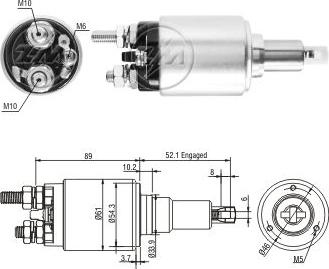 ERA ZM5639 - Elettromagnete, Motore d'avviamento autozon.pro