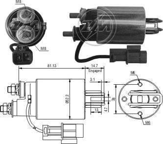 ERA ZM585 - Elettromagnete, Motore d'avviamento autozon.pro