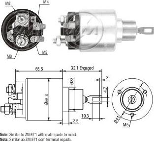 ERA ZM580 - Elettromagnete, Motore d'avviamento autozon.pro