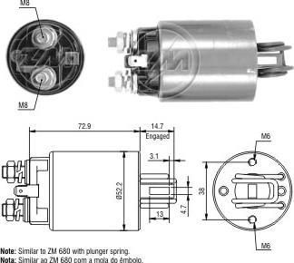 ERA ZM581 - Elettromagnete, Motore d'avviamento autozon.pro