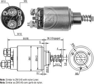 ERA ZM539 - Elettromagnete, Motore d'avviamento autozon.pro